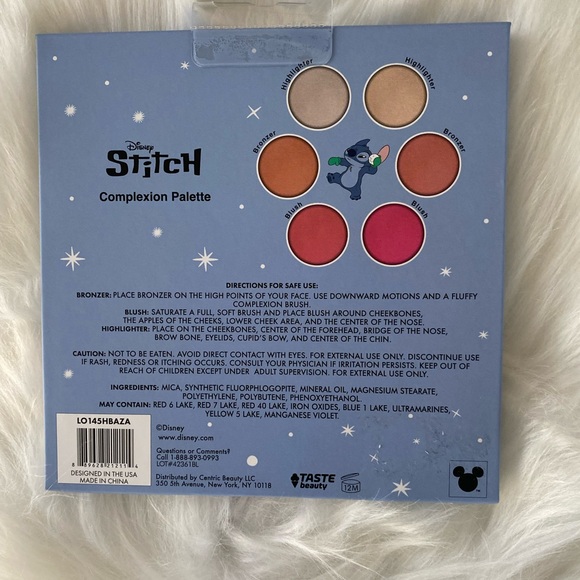 New Disney Stitch- 6 shade complexion palette- bronzer,highlighter & blush - Picture 2 of 5